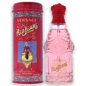 Versace Red Jeans Eau De Toilette Spray 2.5 Oz