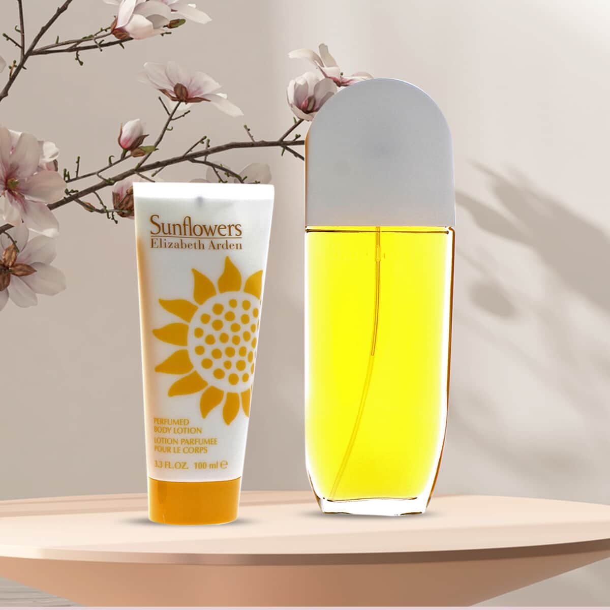 Sunflowers Elizabeth Arden Eau De Toilette Spray 3.3 Oz and Perfumed Body Lotion 3.3 Oz image number 1