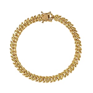 D'Joy Premium Sava Sphene Bracelet in Vermeil Yellow Gold Over Sterling Silver (6.50 In) 10.50 ctw