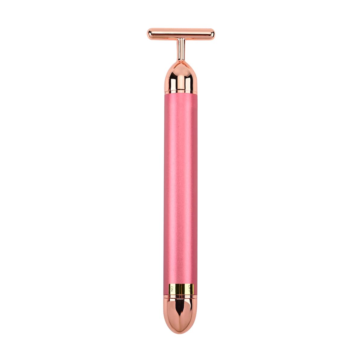 4-in-1 Face Massager Rollers with Four Interchangeable Massage Heads - Rose Gold, 1xAA Battery Not Including image number 4