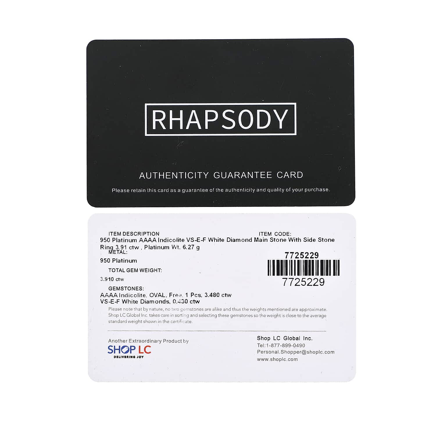 Certified & Appraised Rhapsody 950 Platinum AAAA Monte Belo Indicolite and E-F VS2 Diamond Double Halo Ring (Size 7.0) 3.90 ctw