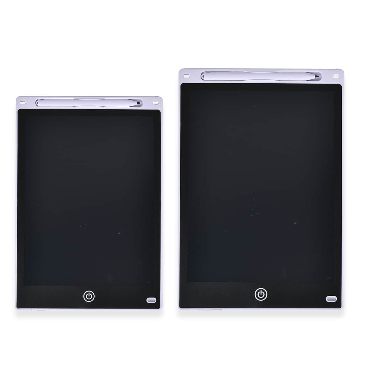 2pcs Writing Tablet (12“ and 10) with Color Pen - White  image number 0