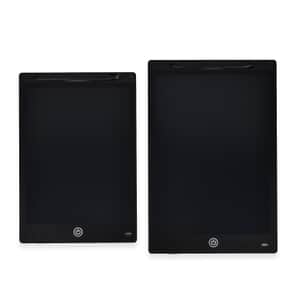 2pcs Writing Tablet (12“ and 10) with Color Pen - Black