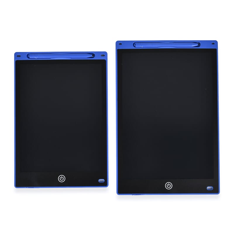 Blue Set of 2 Writing Boards with Color Pen (12 & 10 In)