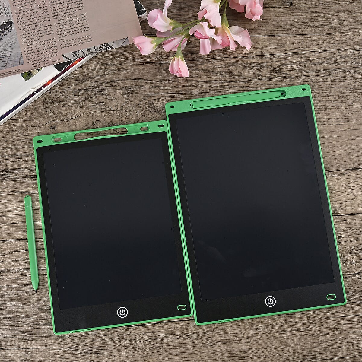 Green Set of 2 Writing Boards with Color Pen (12 & 10 In) image number 1