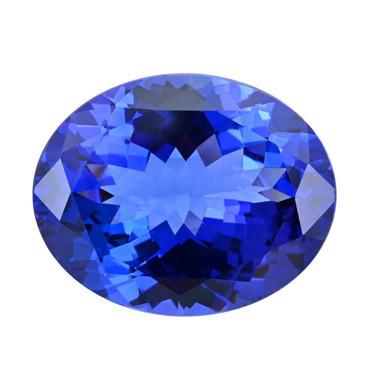 One Of A Kind Certified & Appraised AAAA Tanzanite (Ovl Free Size) 21.46 ctw image number 0