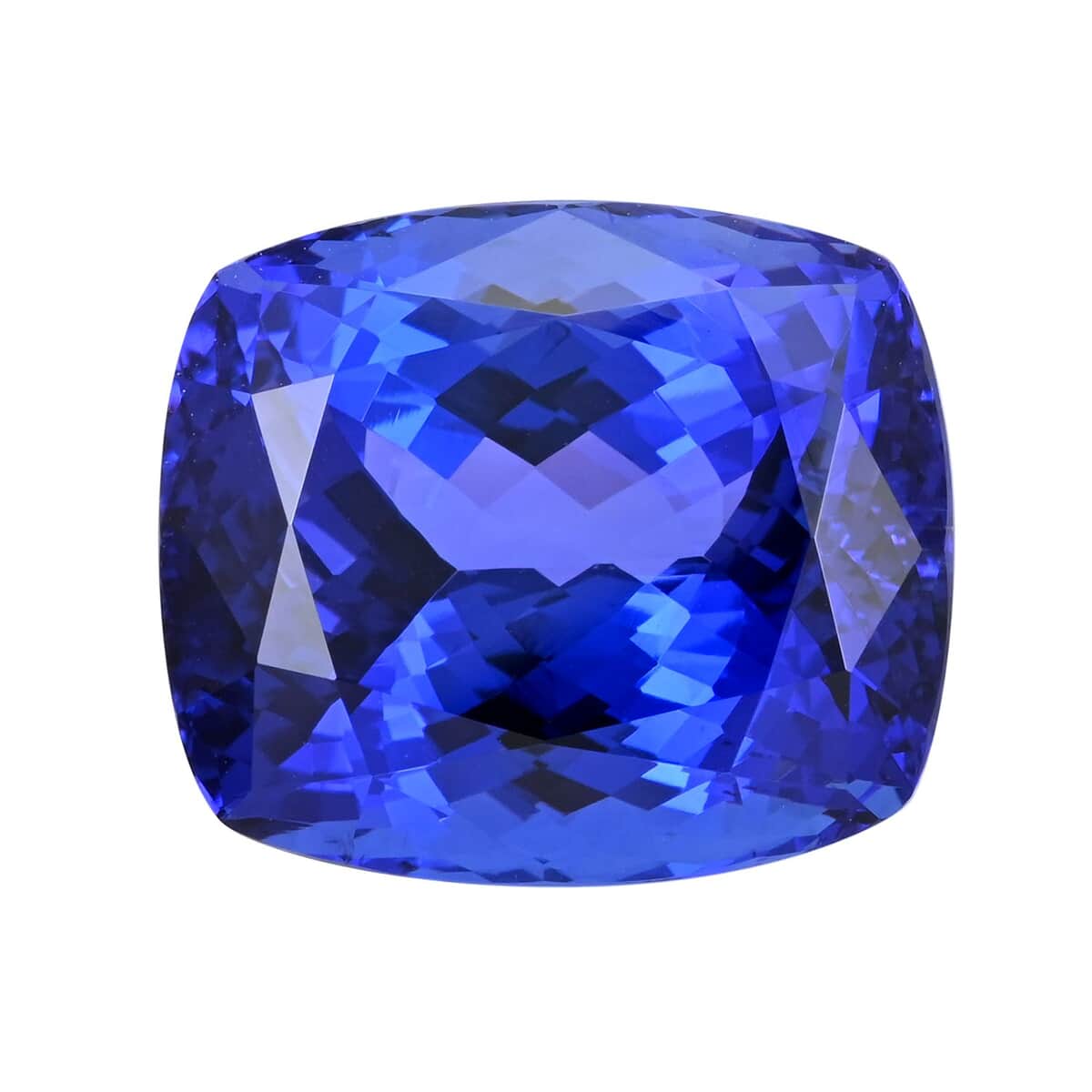 One Of A Kind Certified & Appraised AAAA Tanzanite (Cush Free Size) 22.63 ctw image number 0