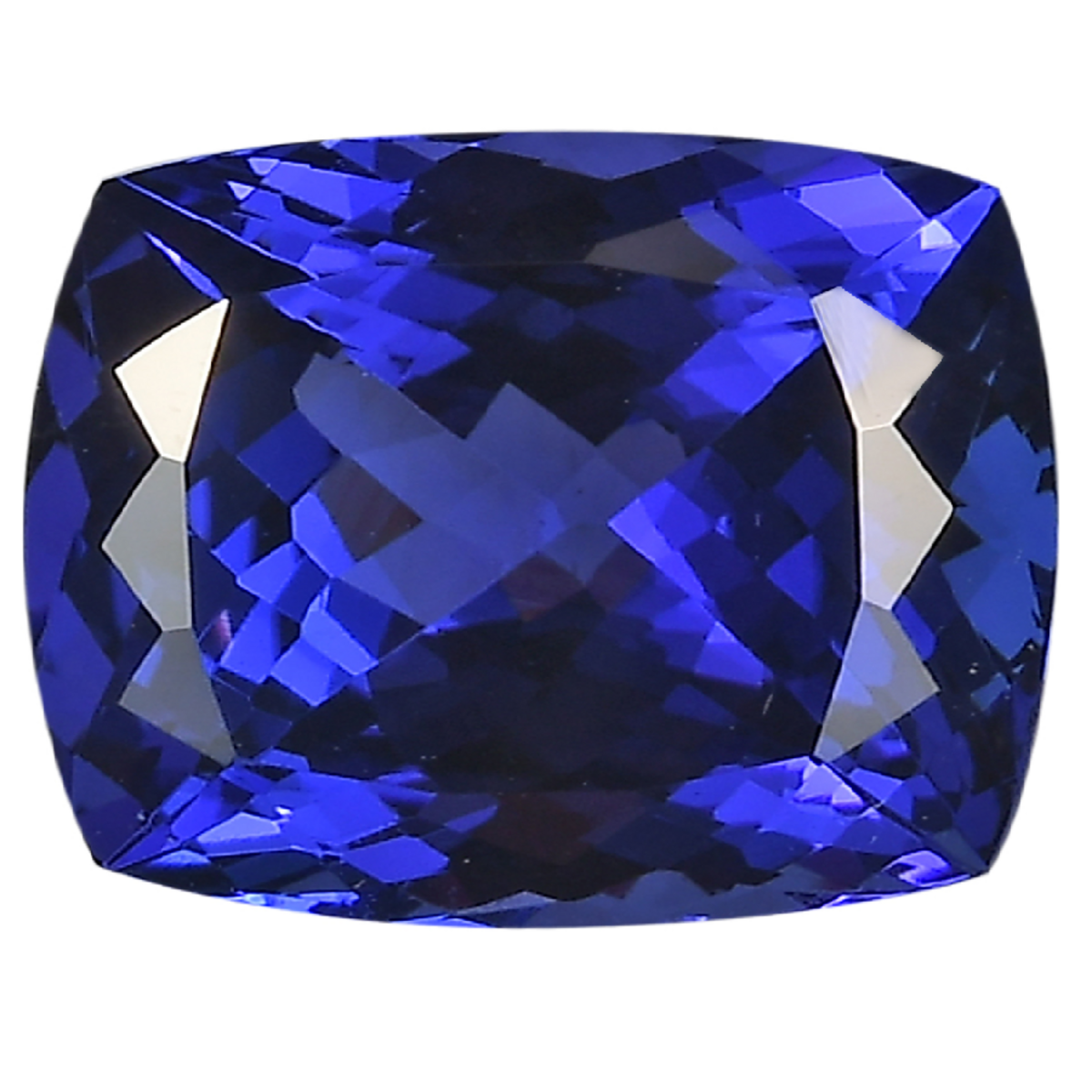 Chairman Vault Collection Certified & Appraised AAAA Tanzanite (Cush Free Size) 21.85 ctw image number 0