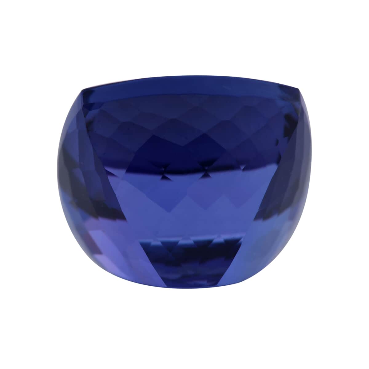 Chairman Vault Collection Certified & Appraised AAAA Tanzanite (Cush Free Size) 21.85 ctw image number 2