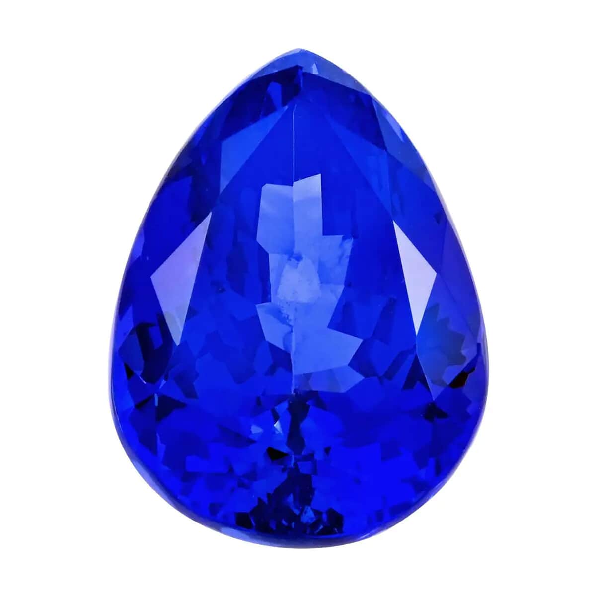 Certified & Appraised AAAA Tanzanite (Pear Free Size) 22.37 ctw image number 0