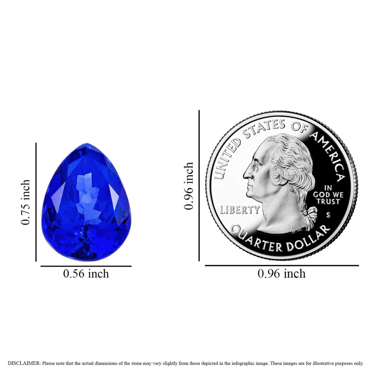 Certified & Appraised AAAA Tanzanite (Pear Free Size) 22.37 ctw image number 4