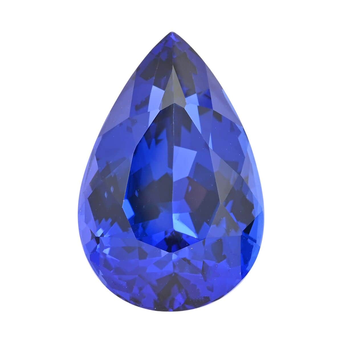 One Of A Kind Certified & Appraised AAAA Tanzanite (Pear Free Size) 30.08 ctw image number 0