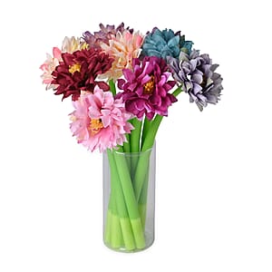 Set of 11 Peony Flower Pen with Black Ink