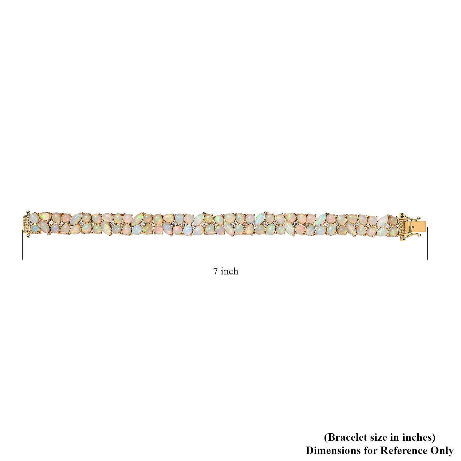 14kgf エチオピア産オパールのbracelet ⌖966 Solid 14K Gold Curb Chain Amethyst Pink Quartz Opal Bracelet