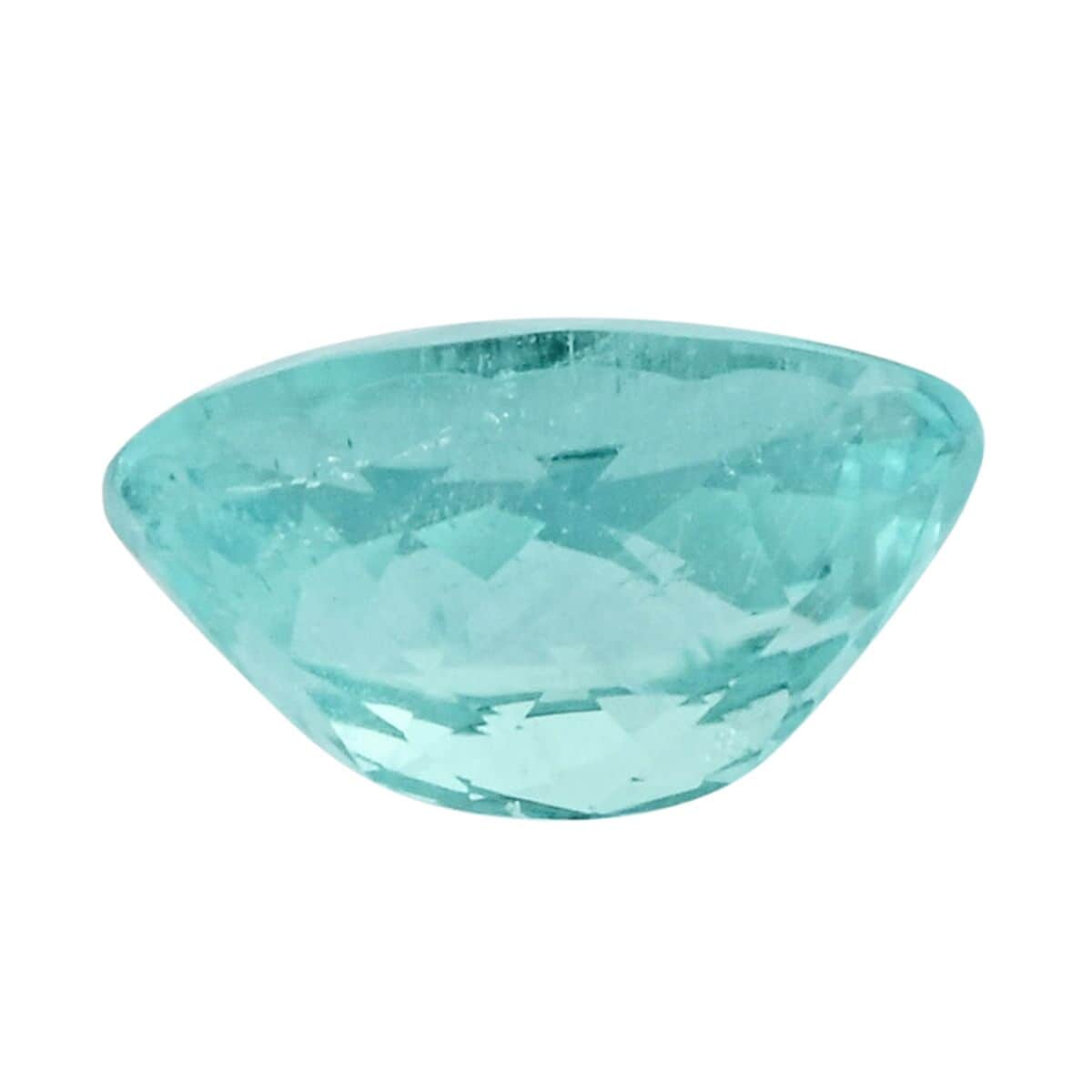 Tony Diniz Gem Collection Certified and Appraised AAAA Paraiba Tourmaline (Ovl Free Size) 0.70 ctw image number 2
