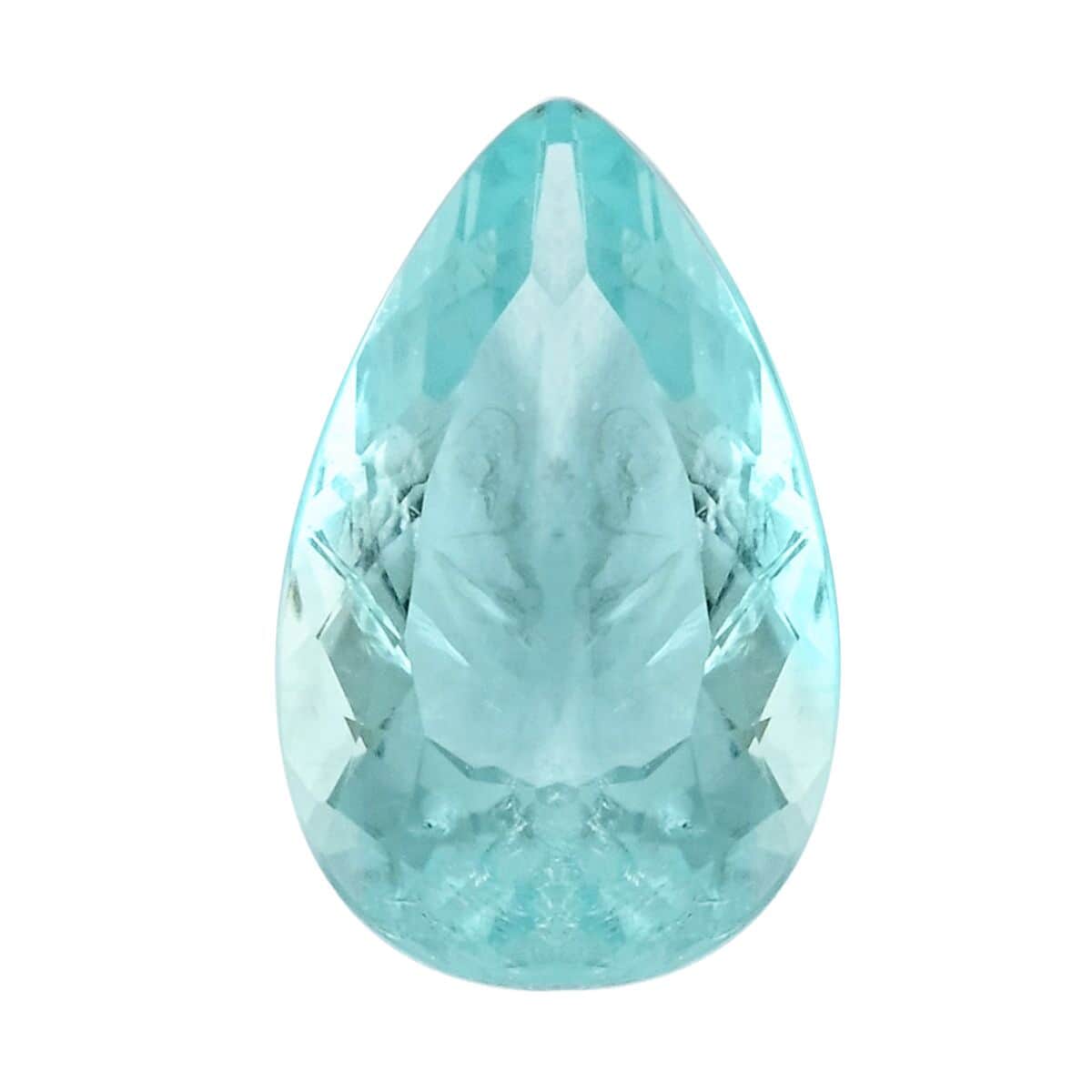 Tony Diniz Gem Collection Certified and Appraised AAAA Paraiba Tourmaline (Pear Free Size) 0.70 ctw image number 0