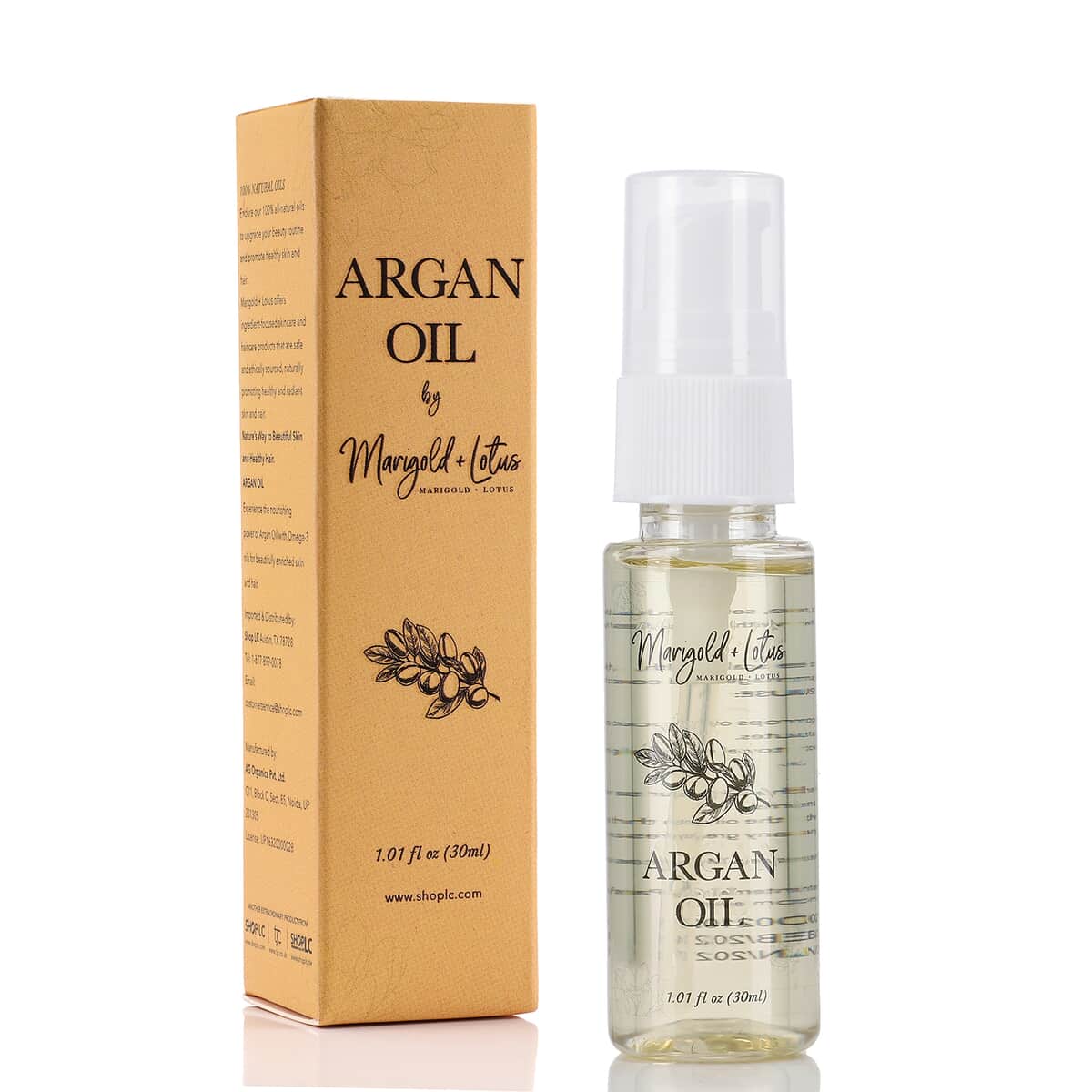 Marigold and Lotus - Argan Oils 30 ml image number 0