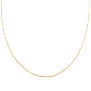 14K Yellow Gold Over Sterling Silver Necklace 24 Inches 3 Grams