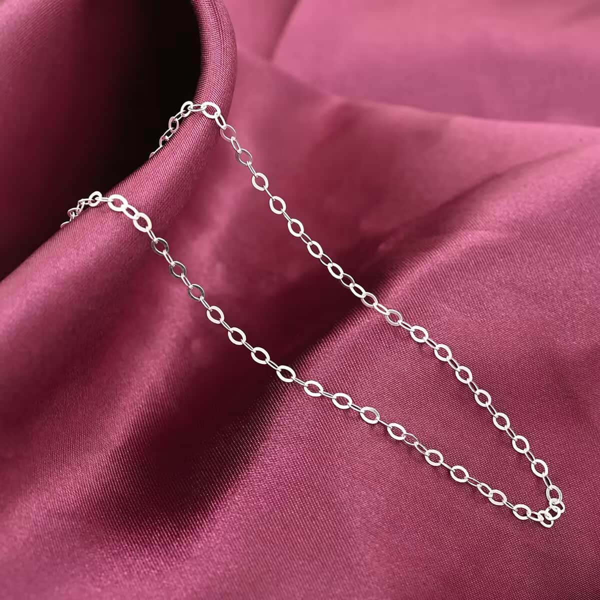 Chain Necklace in Sterling Silver 24 Inches 2.80 Grams image number 5