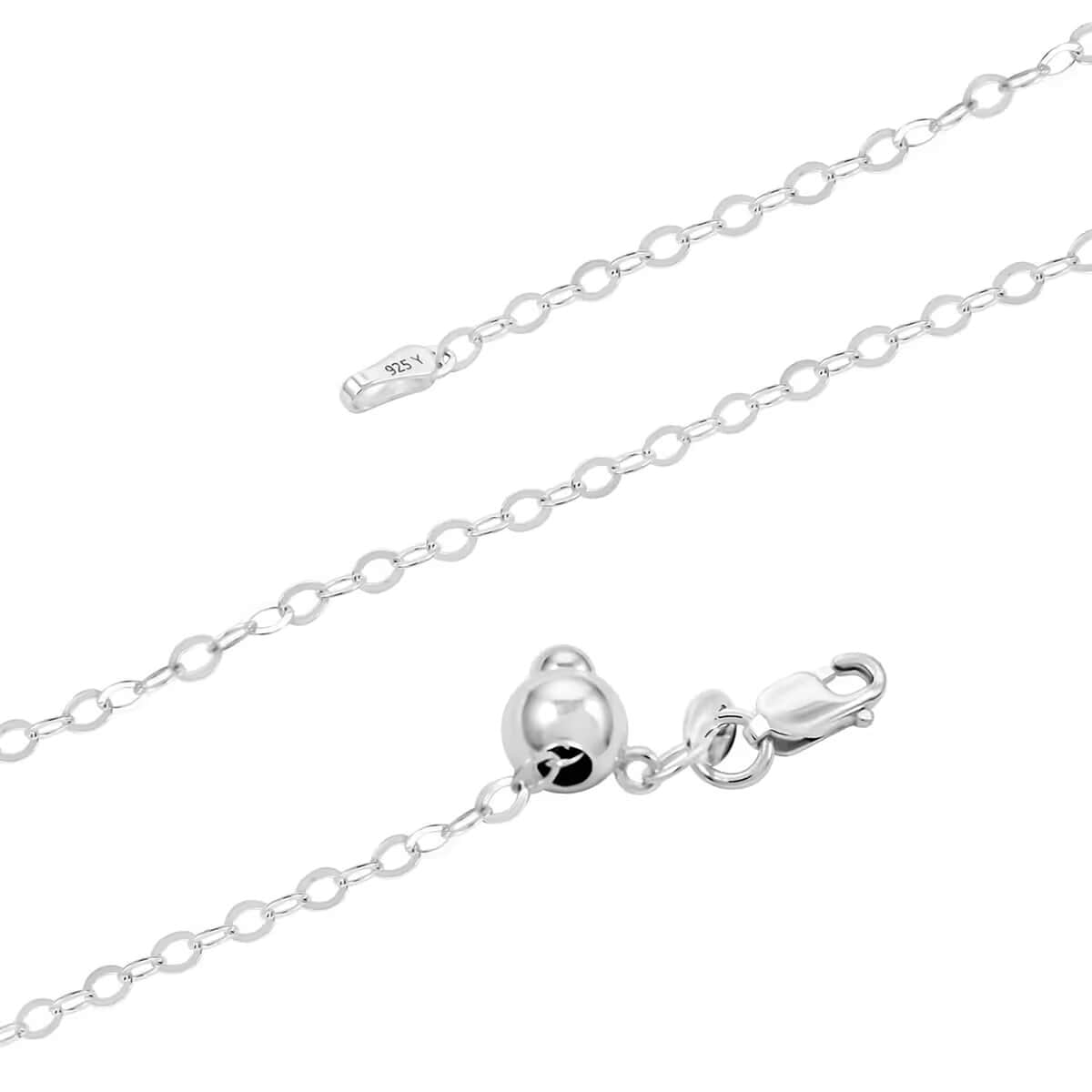 Chain Necklace in Sterling Silver 24 Inches 2.80 Grams image number 6