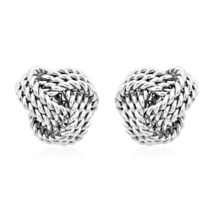 Sterling Silver Love Knot Earrings 2.40 Grams