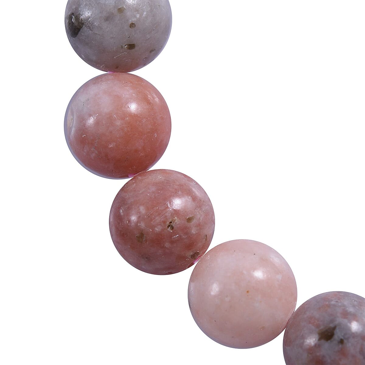 Multi Color Jasper Beaded Stretch Bracelet with Charm in Sterling Silver 150.00 ctw image number 1