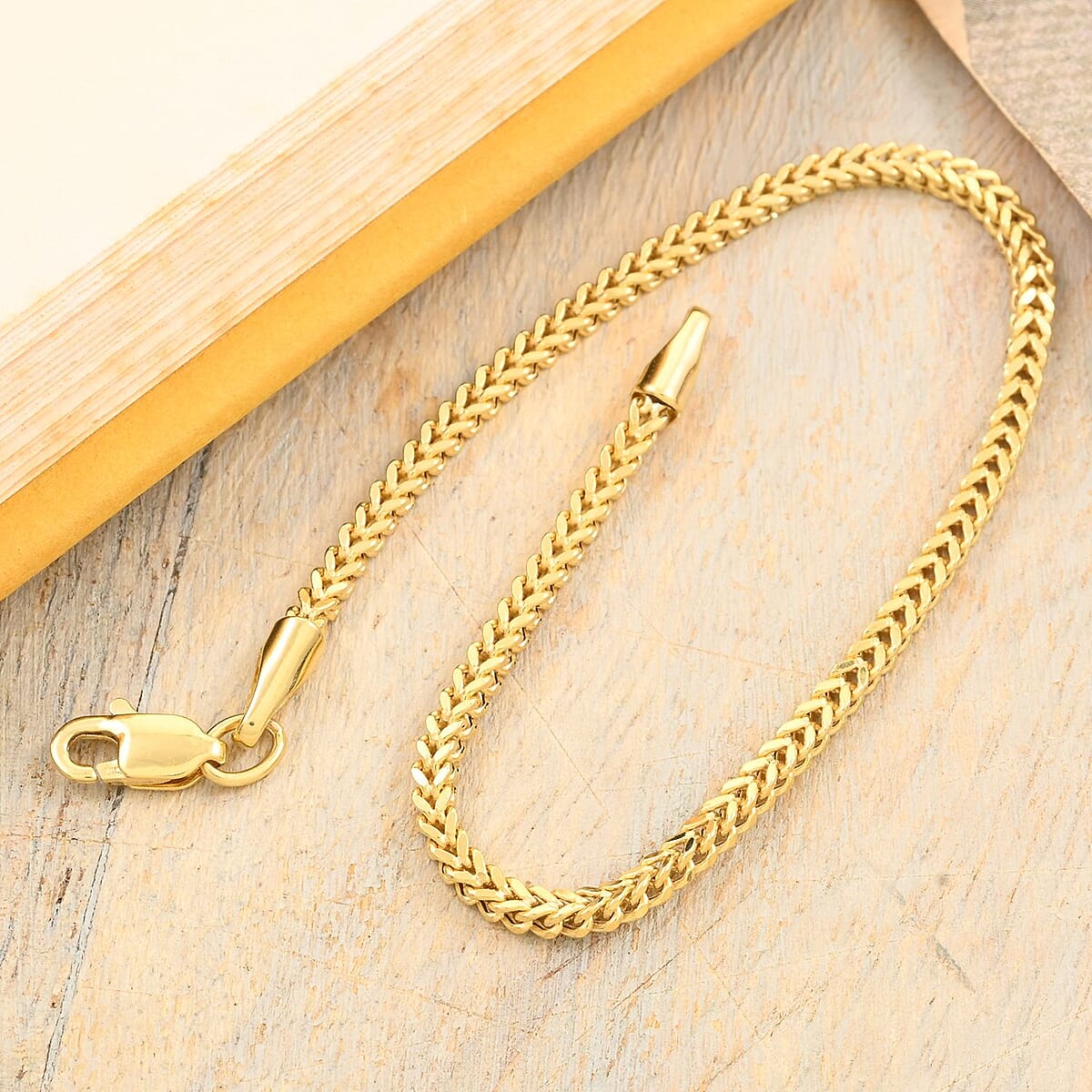 10K Yellow Gold 1.8mm Fancy Palma Bracelet (6.00 In) 1.50 Grams image number 1