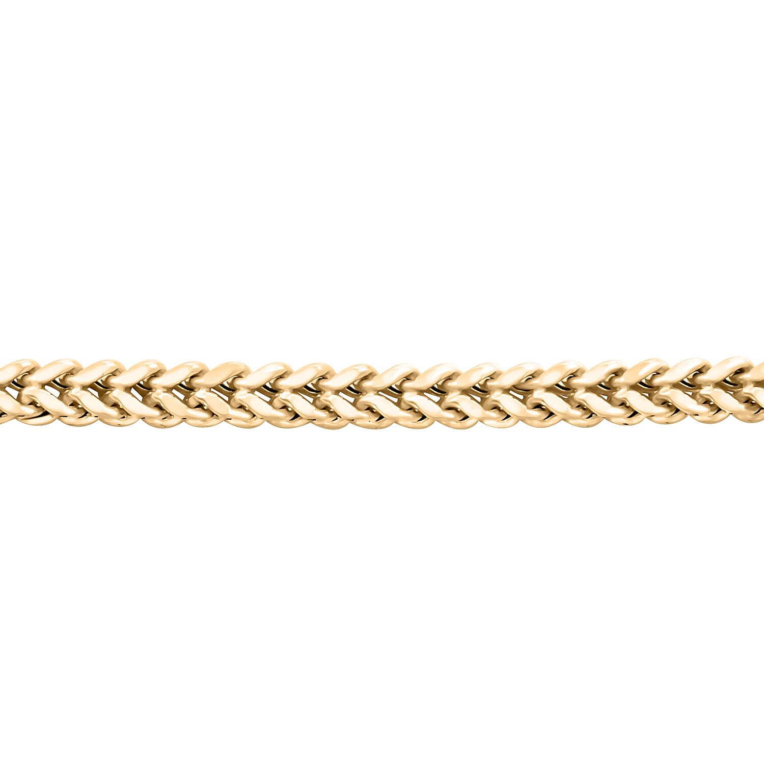 10K Yellow Gold 1.8mm Fancy Palma Bracelet (6.00 In) 1.50 Grams