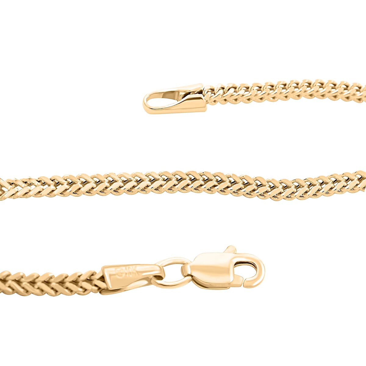 10K Yellow Gold 1.8mm Fancy Palma Bracelet (6.00 In) 1.50 Grams image number 3