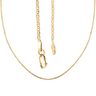 New York Closeout 14K Yellow Gold 1.5mm Mariner Chain 24 Inches 1.3 Grams