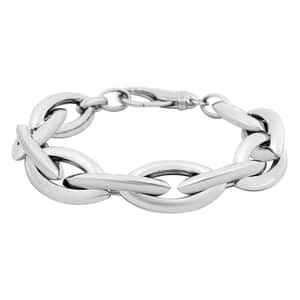 Italian Sterling Silver Link Bracelet (7.50 In) 29.65 Grams