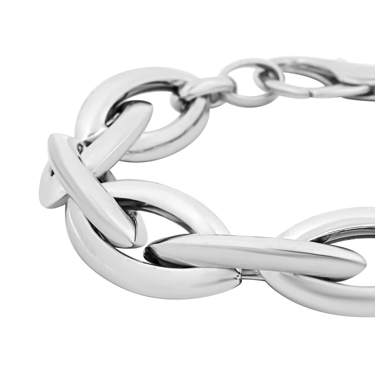 Italian Sterling Silver Bracelet (7.50 In) (28.50 g) image number 2