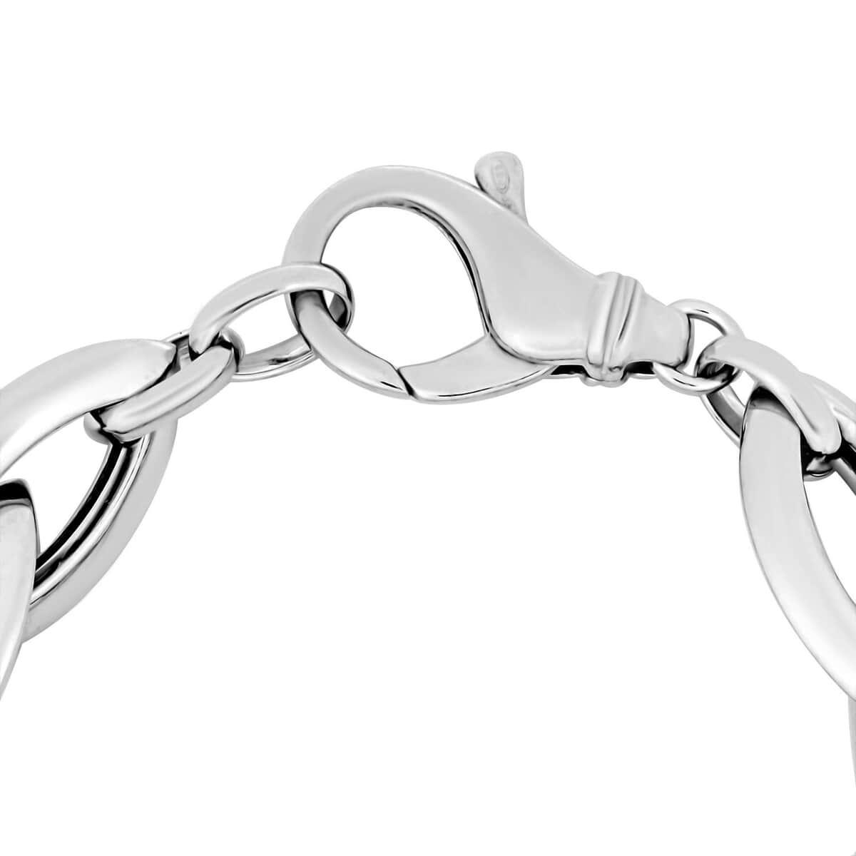 Italian Sterling Silver Bracelet (7.50 In) (28.50 g) image number 3