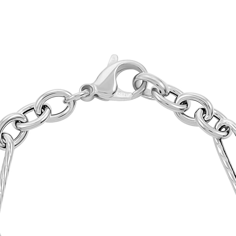Italian Sterling Silver Bracelet (7.50 In) 7.40 Grams