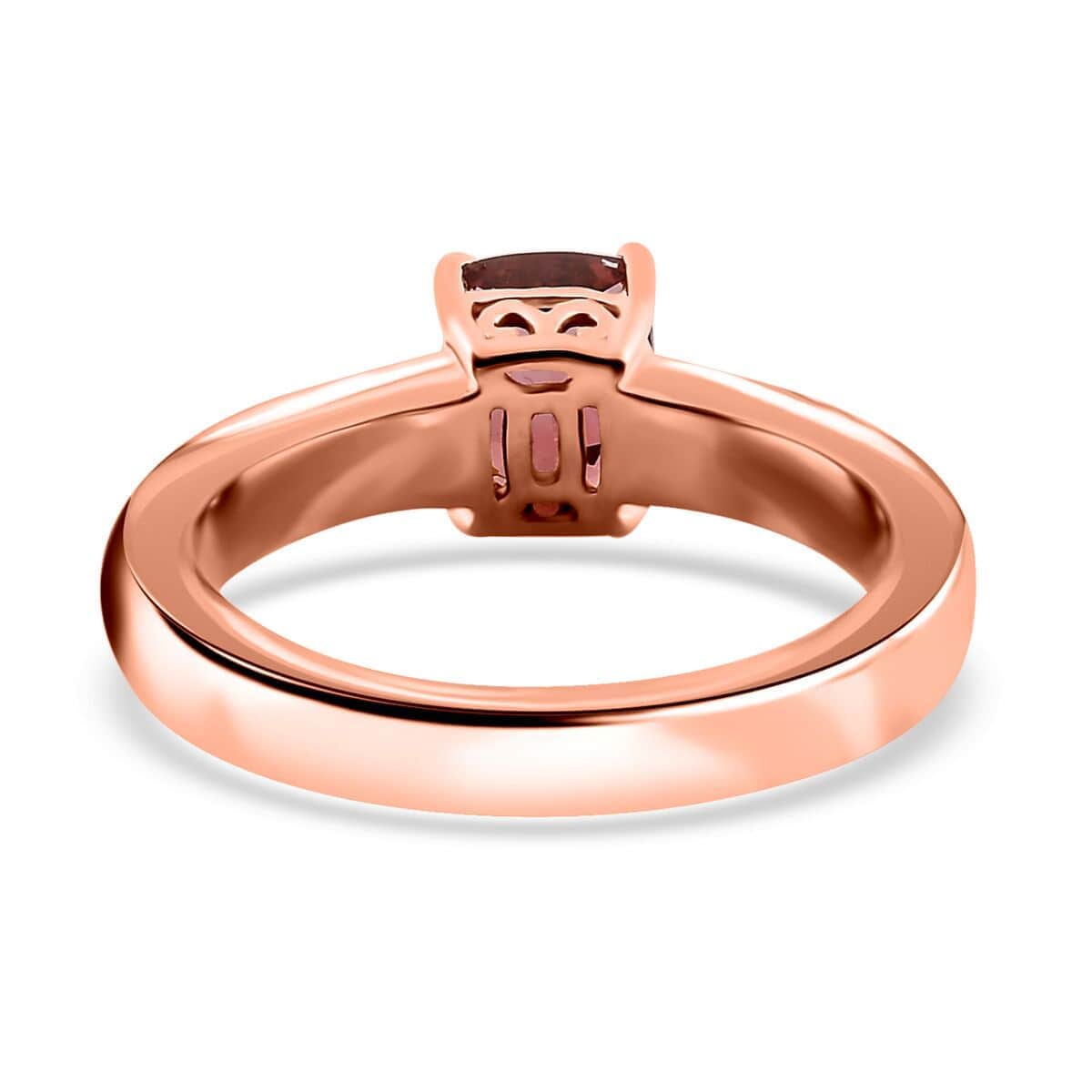 Luxoro 10K Rose Gold Premium Blush Tourmaline Solitaire Ring (Size 6.0) 1.50 ctw image number 4