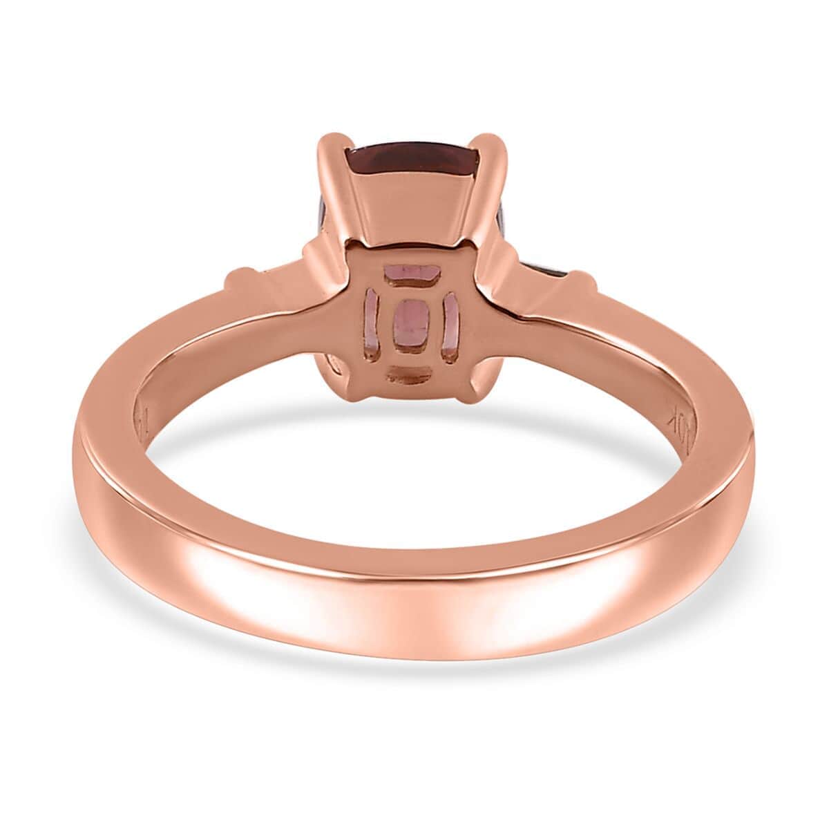 Luxoro 10K Rose Gold Premium Blush Tourmaline and G-H I2 Diamond Ring (Size 10.0) 1.75 ctw image number 4