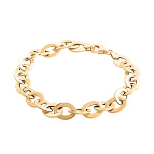 Specchio Italian 10K Yellow Gold Chain Bracelet (7.50 In) 3.50 Grams