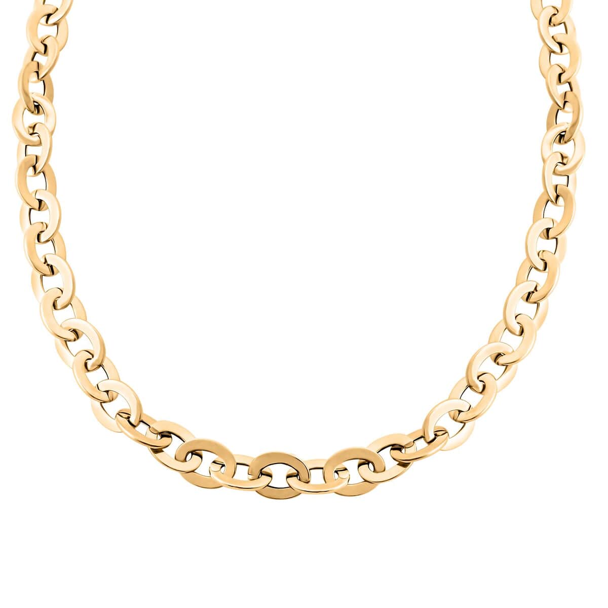 Specchio Italian 10K Yellow Gold Chain Necklace 18 Inches 7.20 Grams image number 0