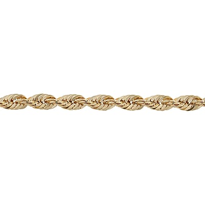 Seta Corda Italian 10K Yellow Gold 2.7mm Chain Bracelet (7.50 In) 1.45 Grams
