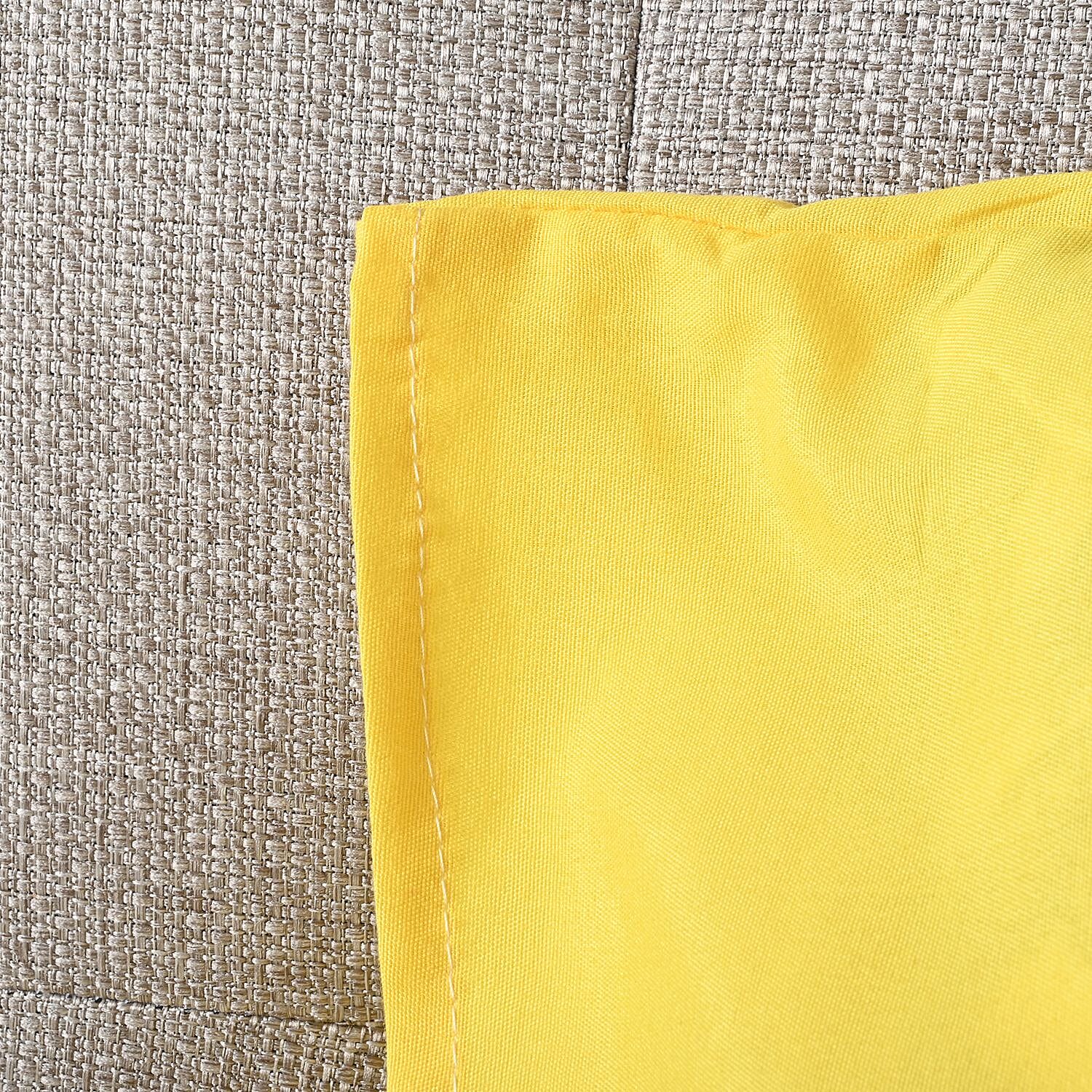 Closeout Supreme Living 4pcs Yellow Microfiber Sheet Set -Queen
