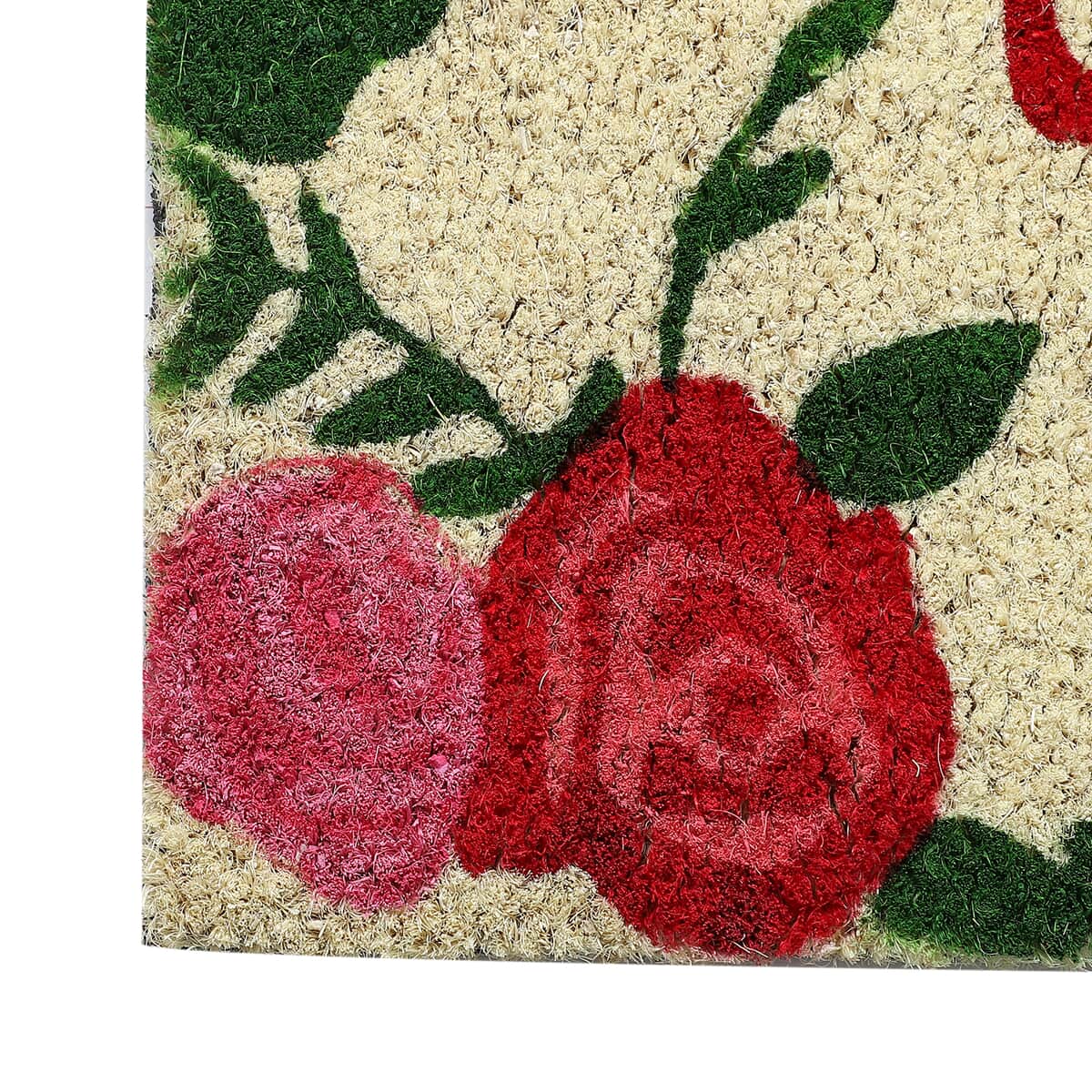 15mm PVC Backed Bleached Printed Coir Mat Size- 18”x28” image number 4