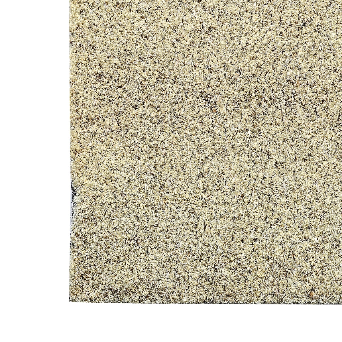 15mm PVC Backed Bleached Printed Coir Mat Size- 18&rdquo;x28&rdquo; image number 4