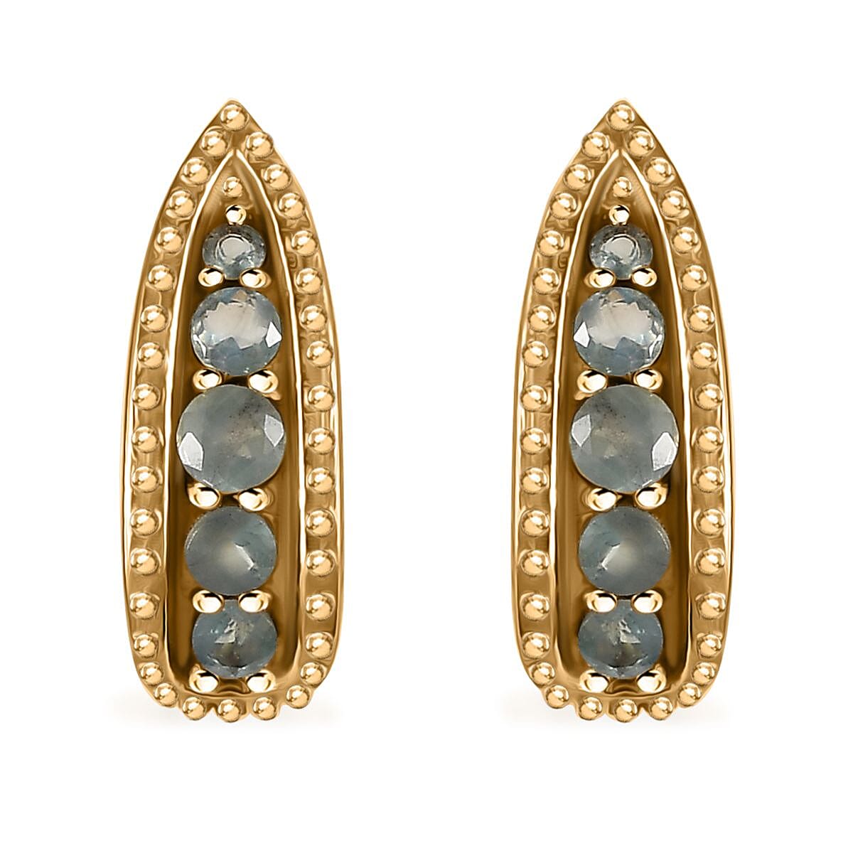 D'Joy Narsipatnam Alexandrite Earrings in Vermeil Yellow Gold Over Sterling Silver 0.35 ctw