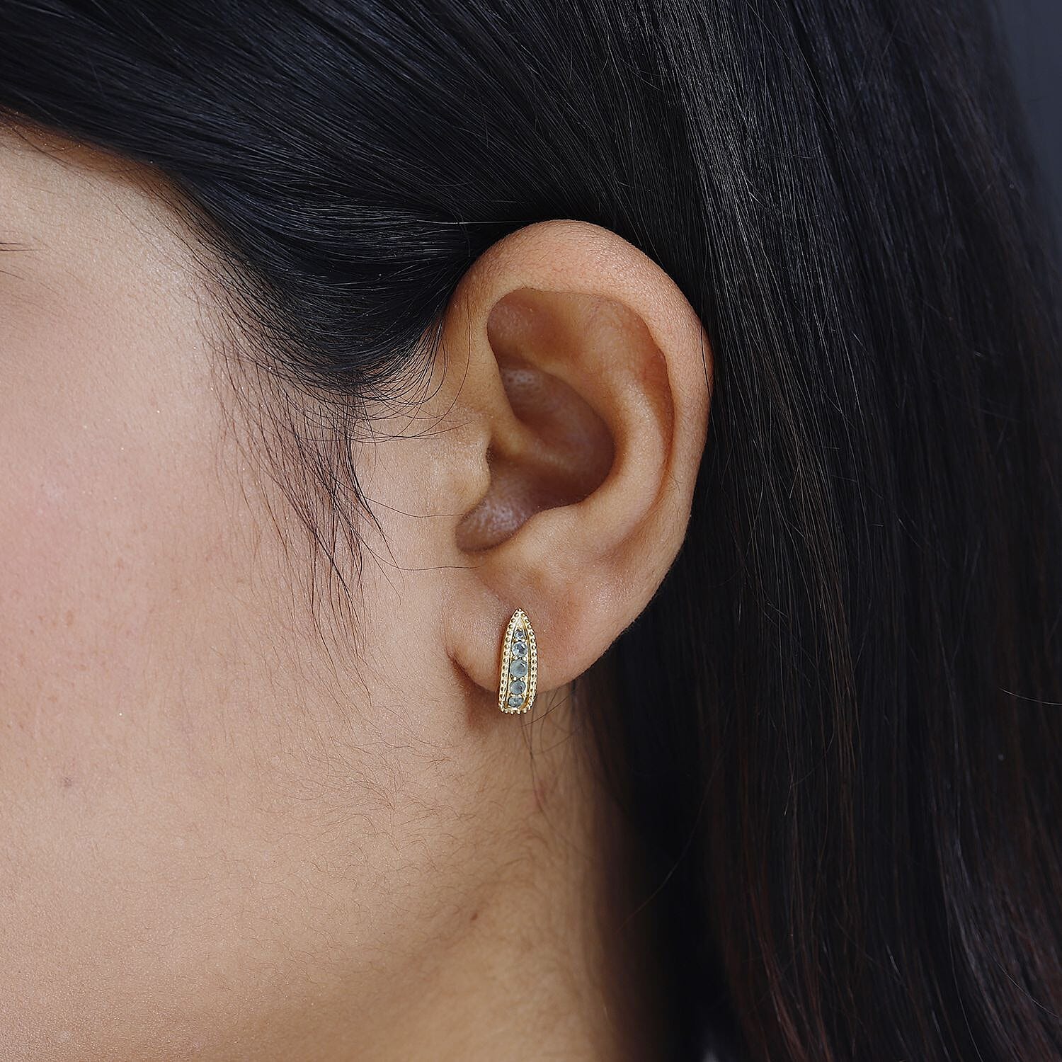 D'Joy Narsipatnam Alexandrite Earrings in Vermeil Yellow Gold Over Sterling Silver 0.35 ctw
