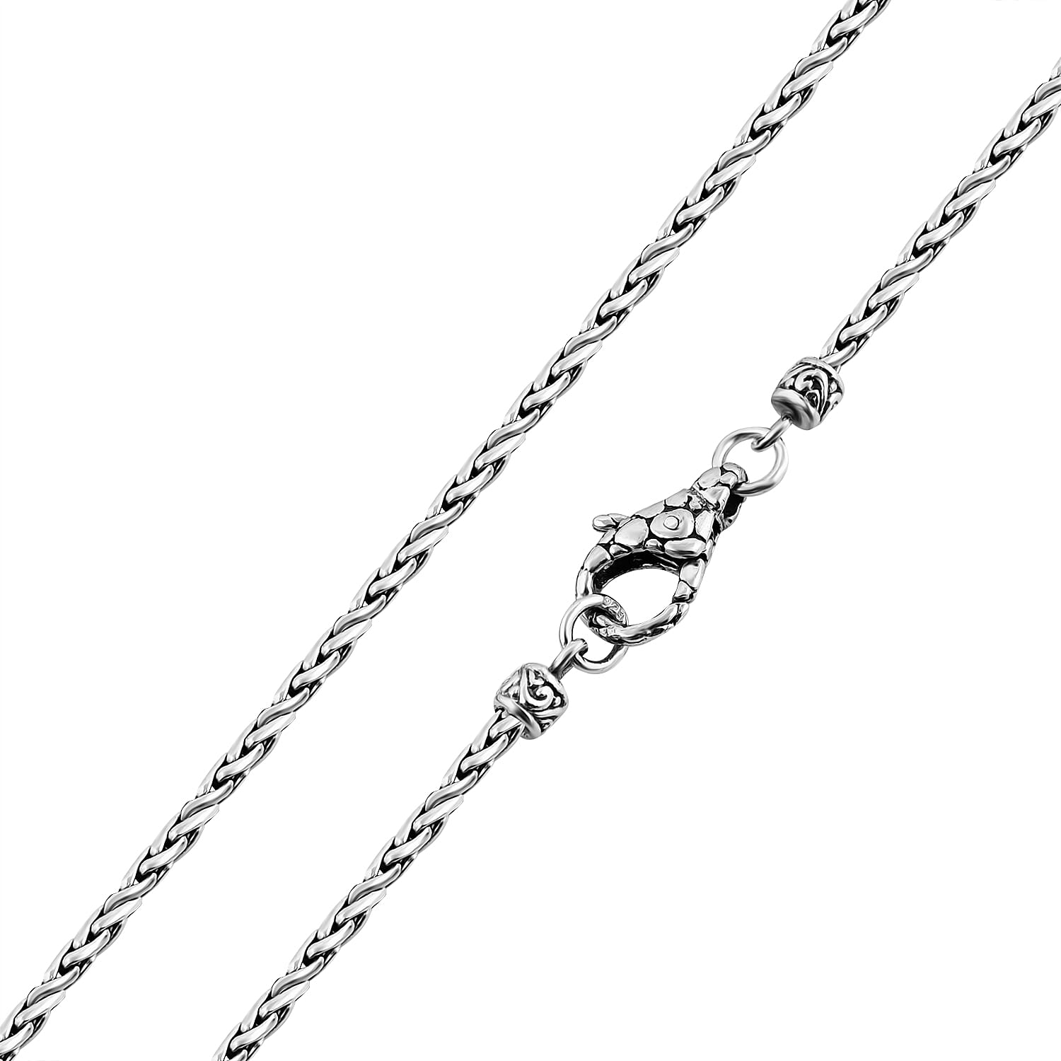Bali Legacy Padian Necklace in Sterling Silver 17.70 Grams 18 Inches