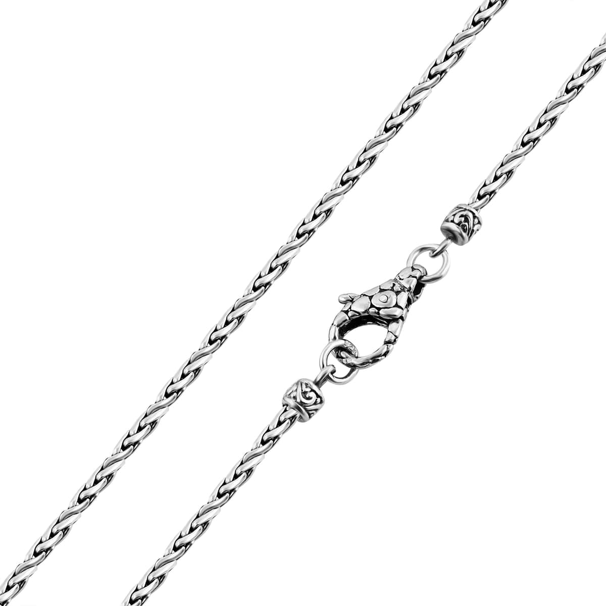 Doorbuster Bali Legacy Padian Necklace in Sterling Silver 17.70 Grams 18 Inches image number 4