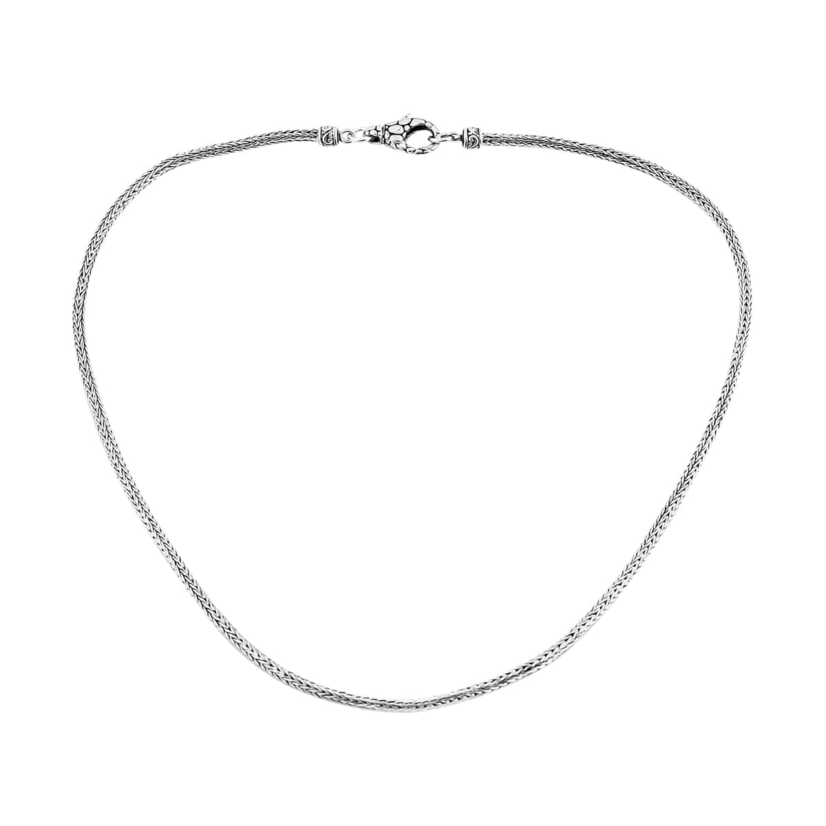 Doorbuster Bali Legacy Tulang Naga Necklace in Sterling Silver 15.65 Grams 18 Inches image number 4