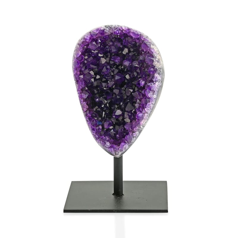 Amethyst with Metal Stand -S