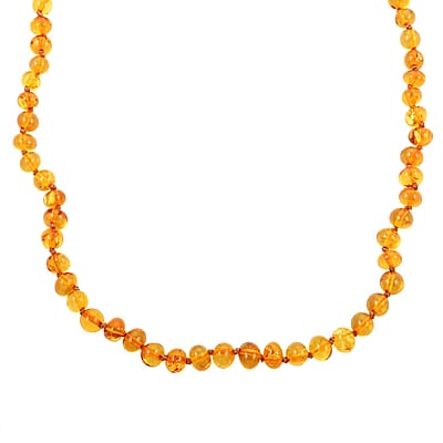 Amber Beaded Necklace 18 Inches