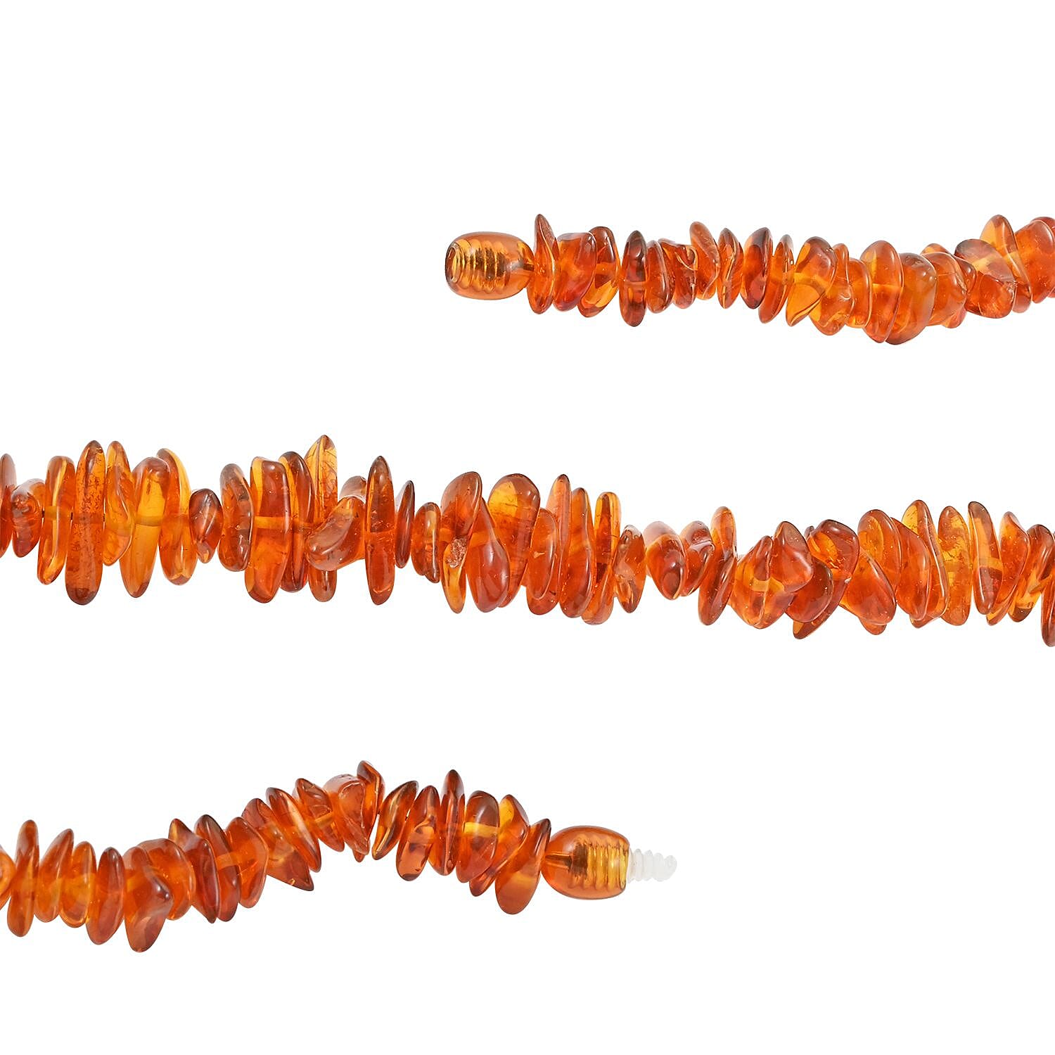 Dark Baltic Amber Beaded Necklace 24 Inches